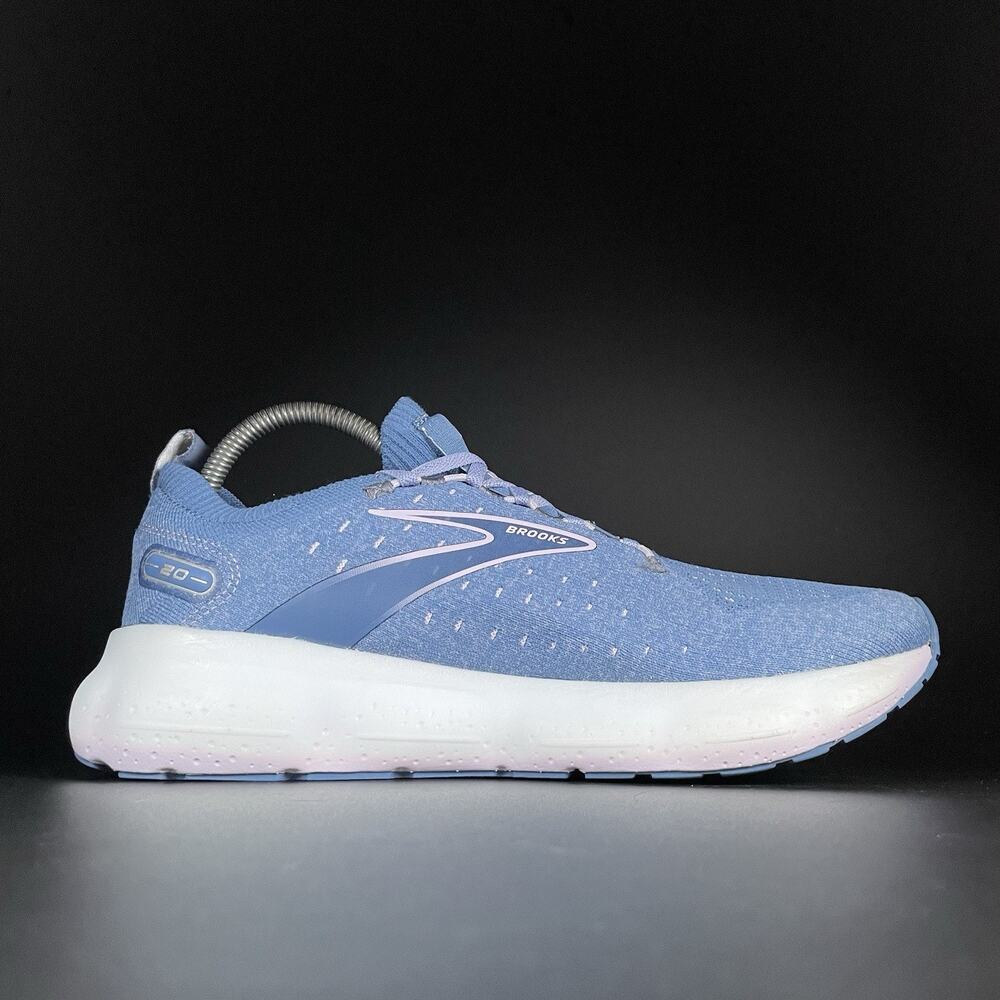 Women’s 11 Men’s 9.5 Brooks Glycerin 20 StealthFit Blue Knit Running Sneaker EUC - Picture 5 of 9